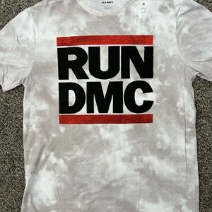 Old Navy White RUN DMC Graphic T-Shirt